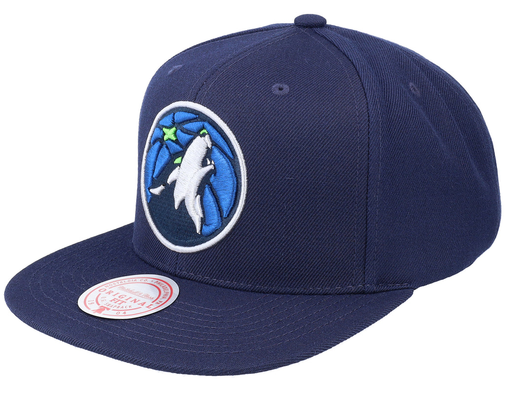 Mens Mitchell & Ness NBA TEAM GROUND 2.0 SNAPBACK TIMBERWOLVES