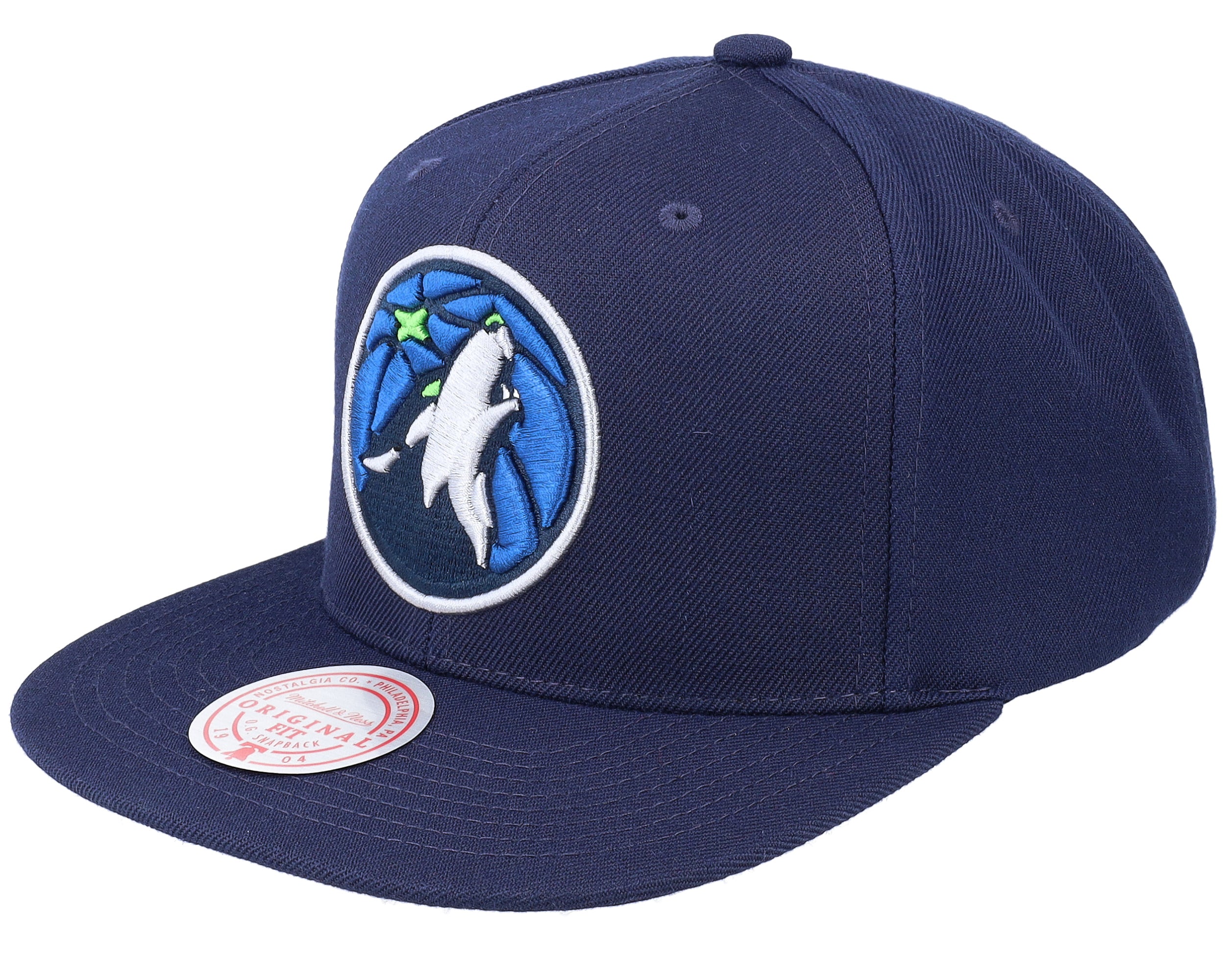 Mens Mitchell & Ness NBA TEAM GROUND 2.0 SNAPBACK TIMBERWOLVES