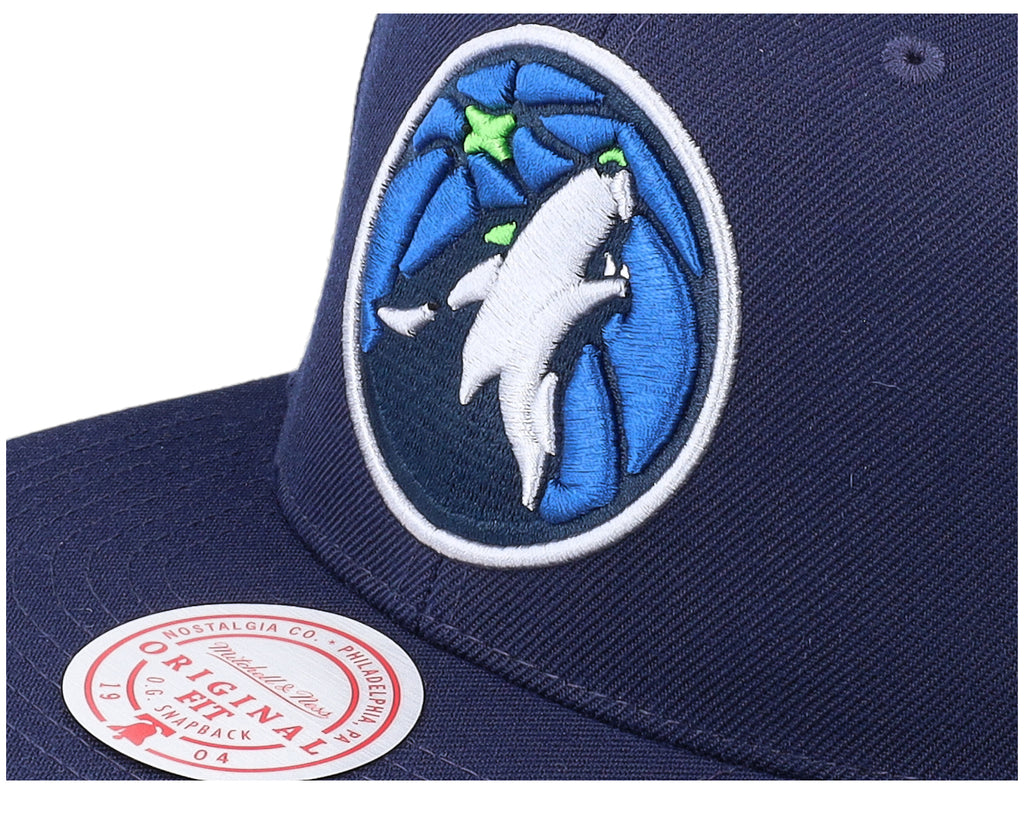 Mens Mitchell & Ness NBA TEAM GROUND 2.0 SNAPBACK TIMBERWOLVES