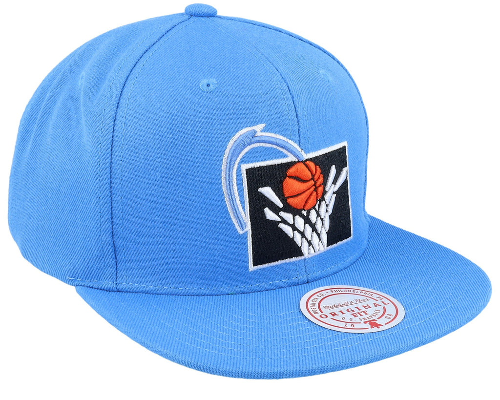 MENS MITCHELL & NESS NBA TEAM GROUND 2.0 STRETCH SNAPBACK HWC CAVALIERS - BLUE