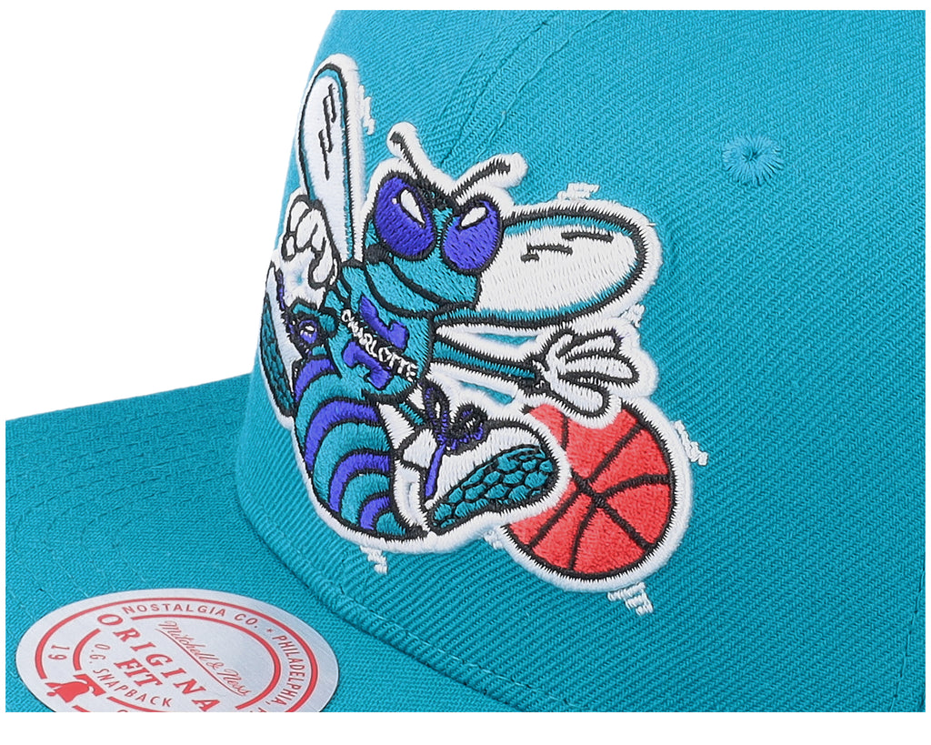Mens Mitchell & Ness NBA TEAM GROUND 2.0 SNAPBACK HWC HORNETS