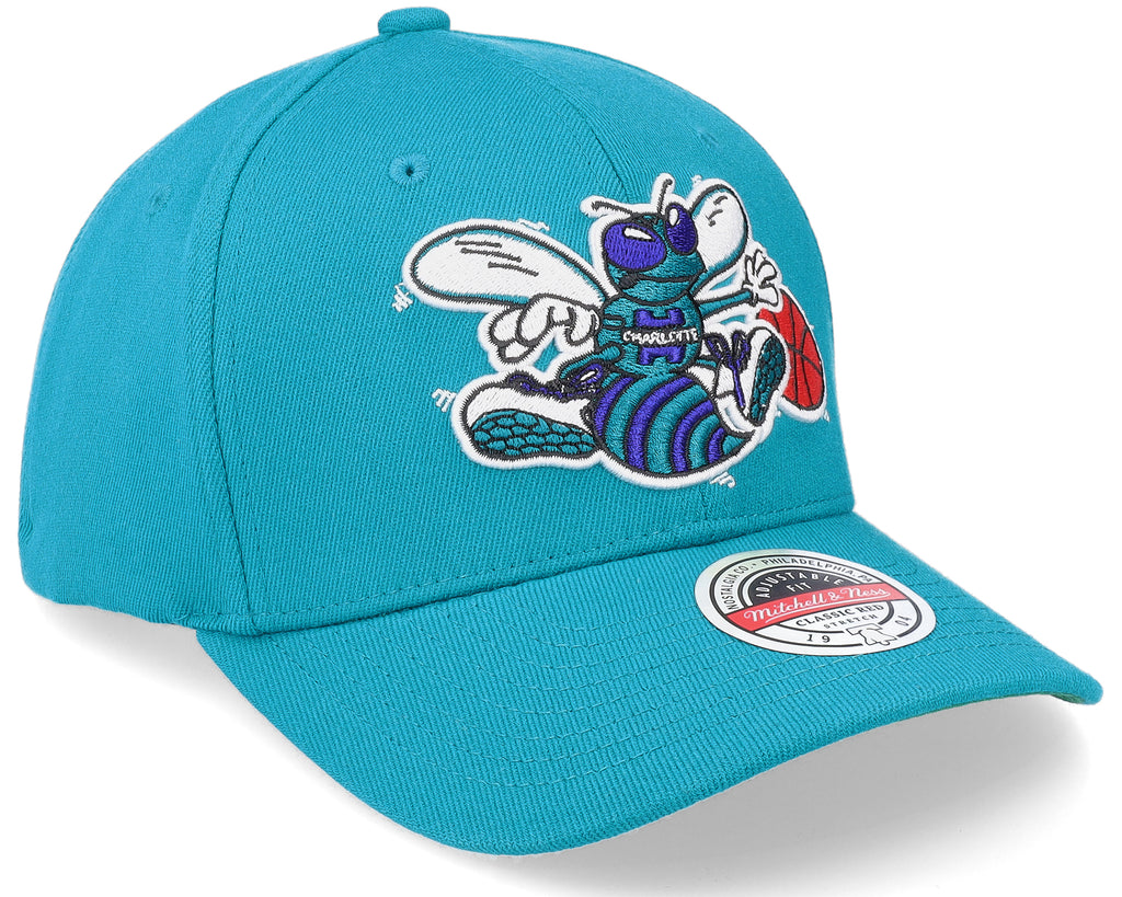 Mens Mitchell & Ness NBA TEAM GROUND 2.0 STRETCH SNAPBACK HWC HORNETS