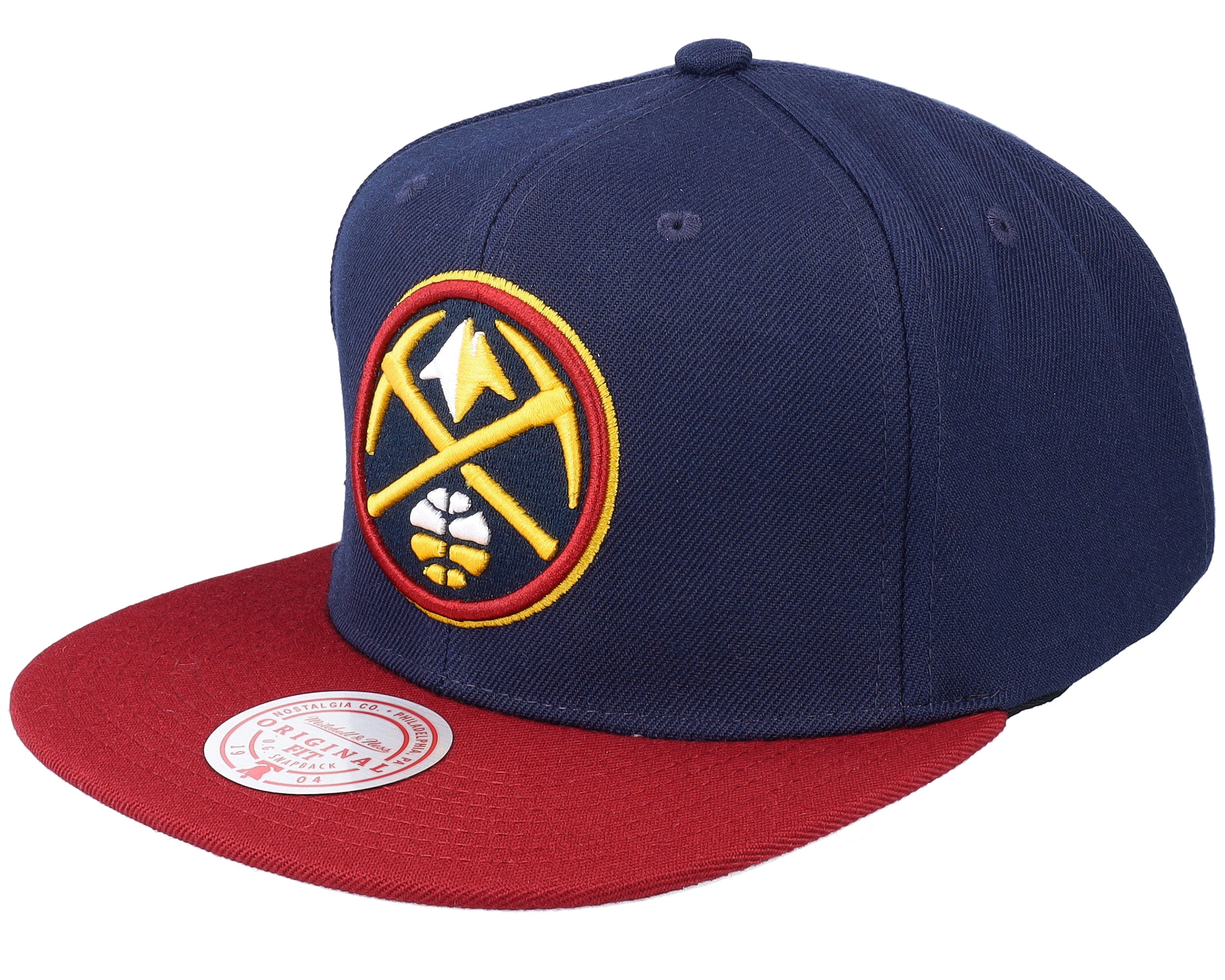 Mens Mitchell & Ness NBA TEAM 2 TONE 2.0 SNAPBACK NBA NUGGETS