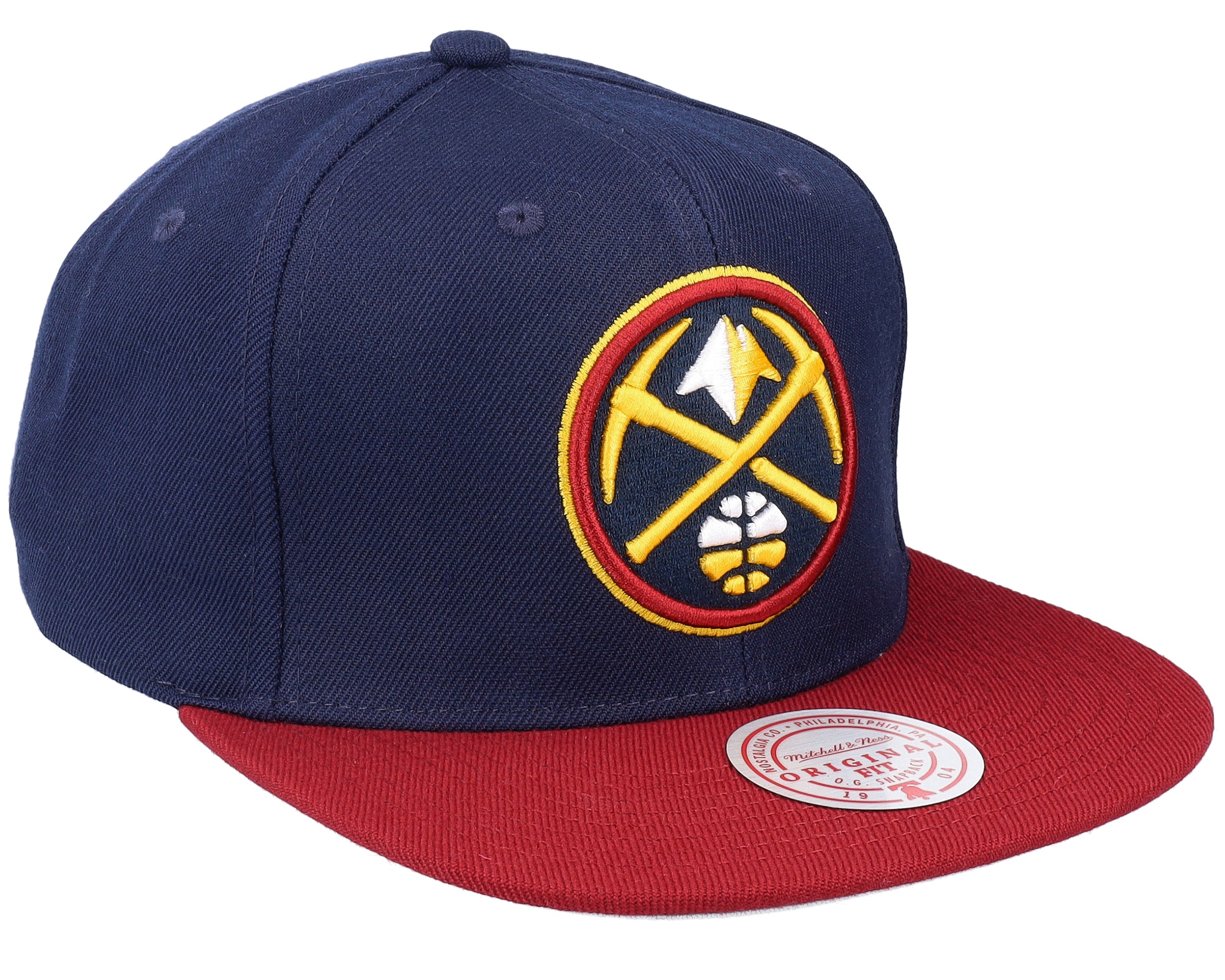 Mens Mitchell & Ness NBA TEAM 2 TONE 2.0 SNAPBACK NBA NUGGETS