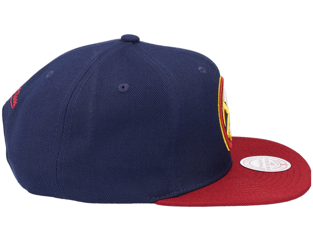 Mens Mitchell & Ness NBA TEAM 2 TONE 2.0 SNAPBACK NBA NUGGETS