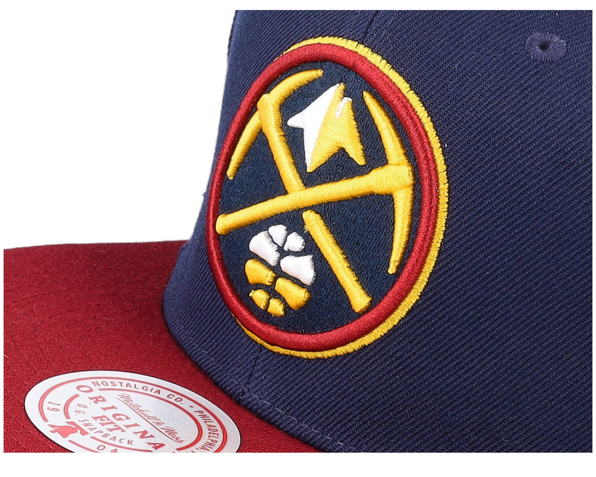 Mens Mitchell & Ness NBA TEAM 2 TONE 2.0 SNAPBACK NBA NUGGETS