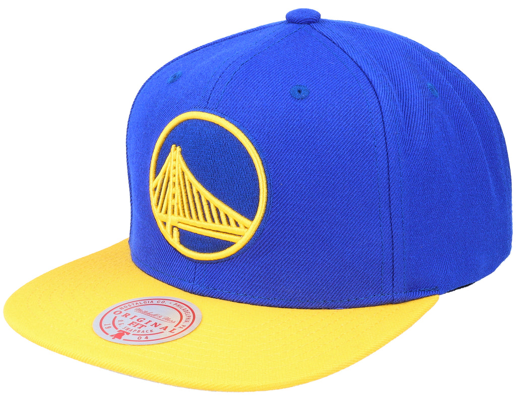 Mens Mitchell & Ness NBA TEAM 2 TONE 2.0 SNAPBACK NBA WARRIORS