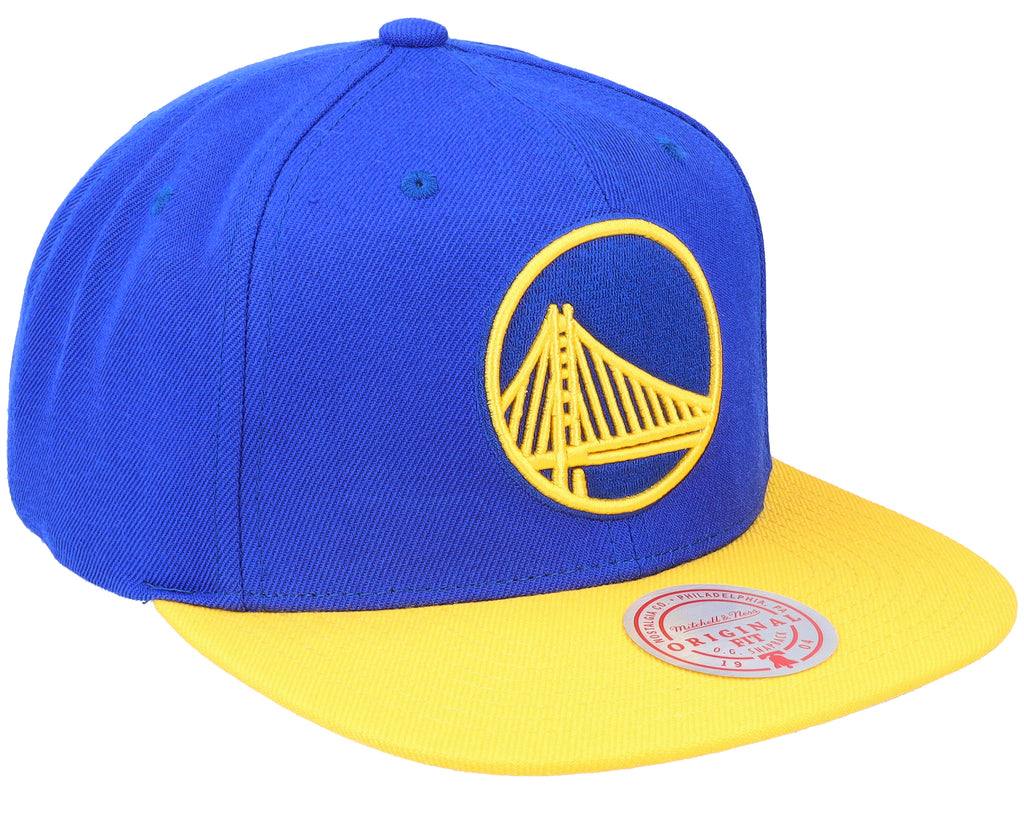 Mens Mitchell & Ness NBA TEAM 2 TONE 2.0 SNAPBACK NBA WARRIORS