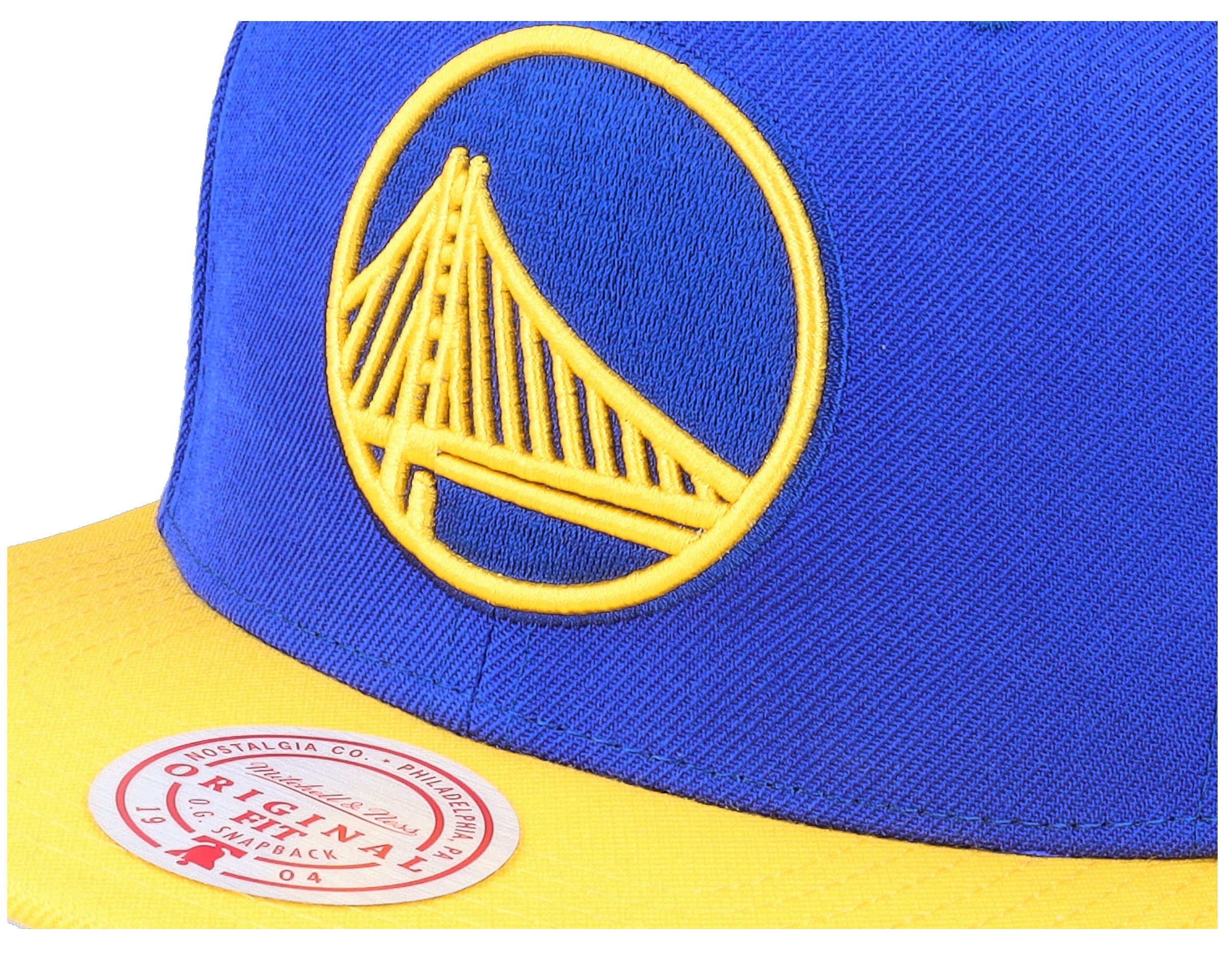 Mens Mitchell & Ness NBA TEAM 2 TONE 2.0 SNAPBACK NBA WARRIORS
