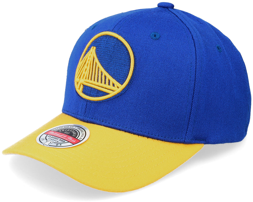 Mens Mitchell & Ness NBA TEAM 2 TONE 2.0 STRETCH SNAPBACK NBA WARRIORS