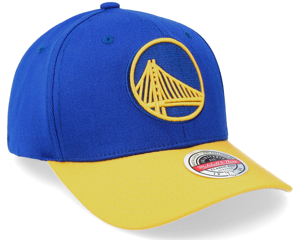 Mens Mitchell & Ness NBA TEAM 2 TONE 2.0 STRETCH SNAPBACK NBA WARRIORS