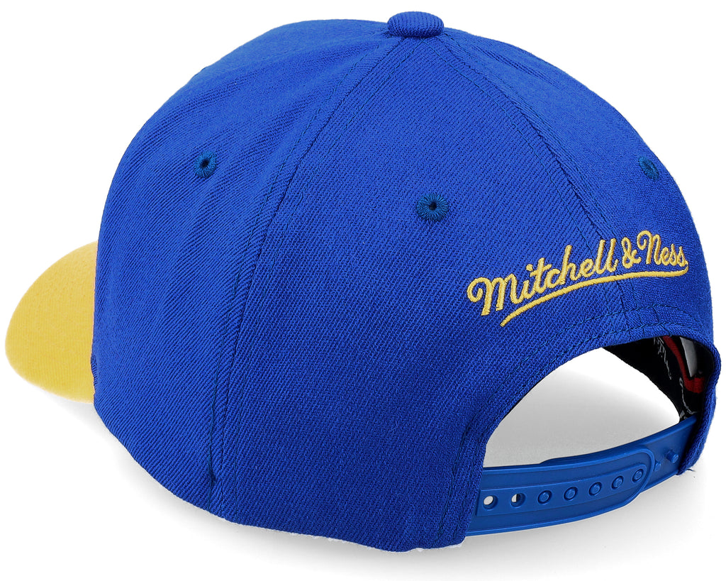 Mens Mitchell & Ness NBA TEAM 2 TONE 2.0 STRETCH SNAPBACK NBA WARRIORS