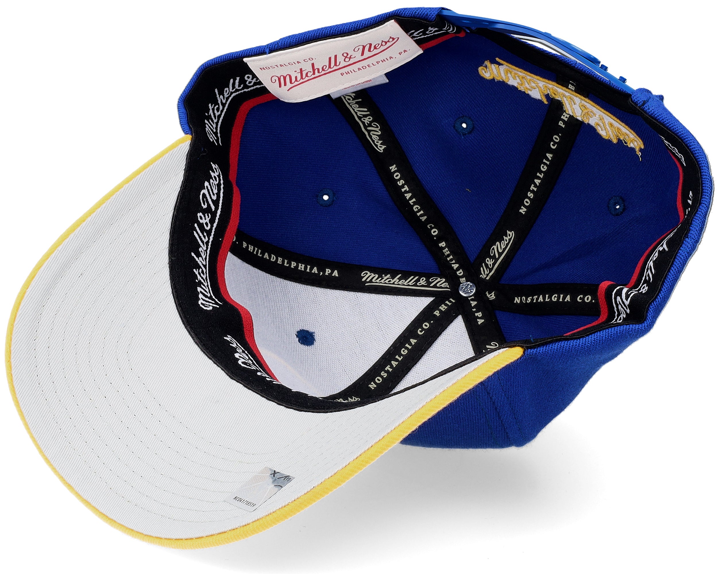 Mens Mitchell & Ness NBA TEAM 2 TONE 2.0 STRETCH SNAPBACK NBA WARRIORS