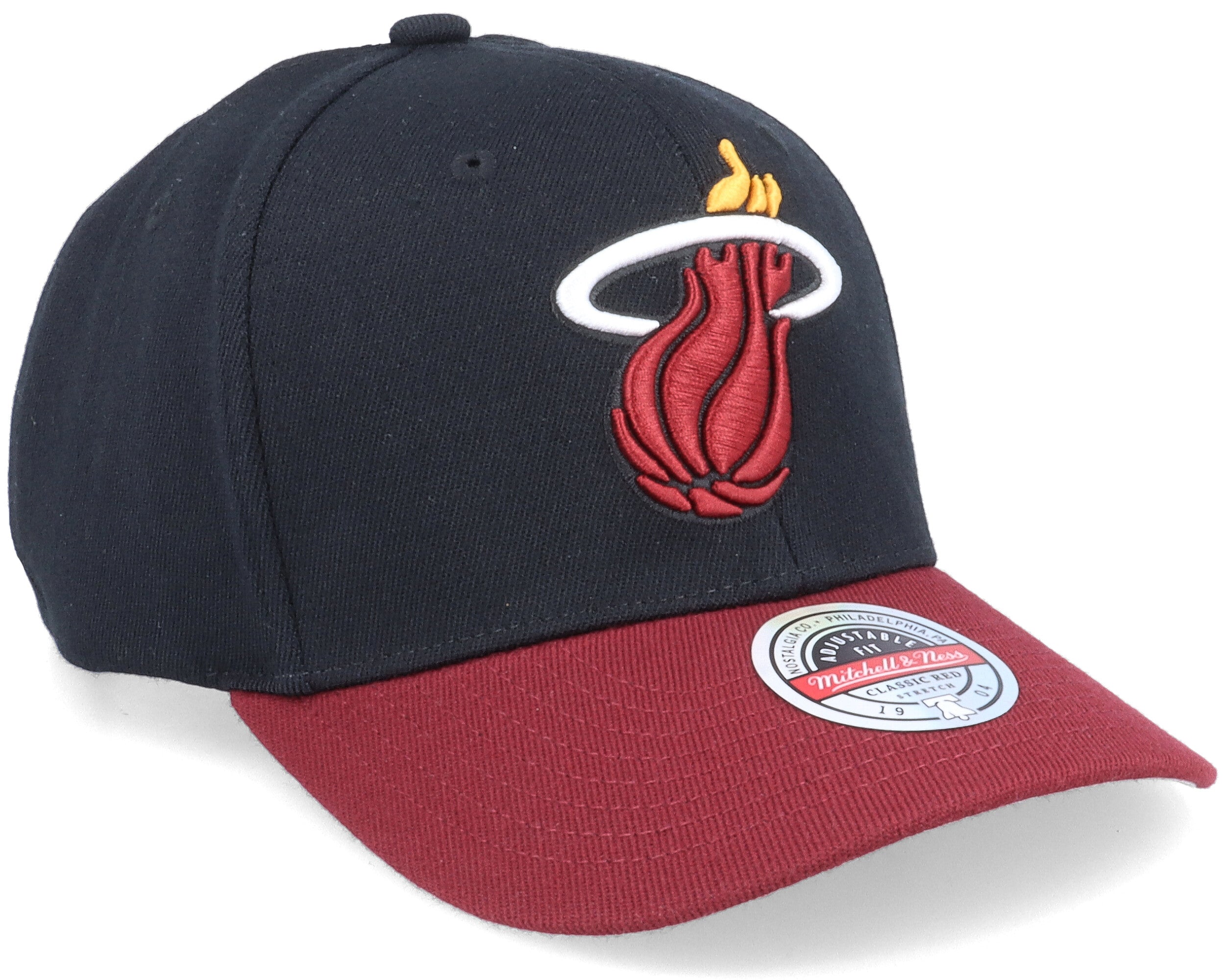 Mens Mitchell & Ness NBA TEAM 2 TONE 2.0 STRETCH SNAPBACK NBA HEAT