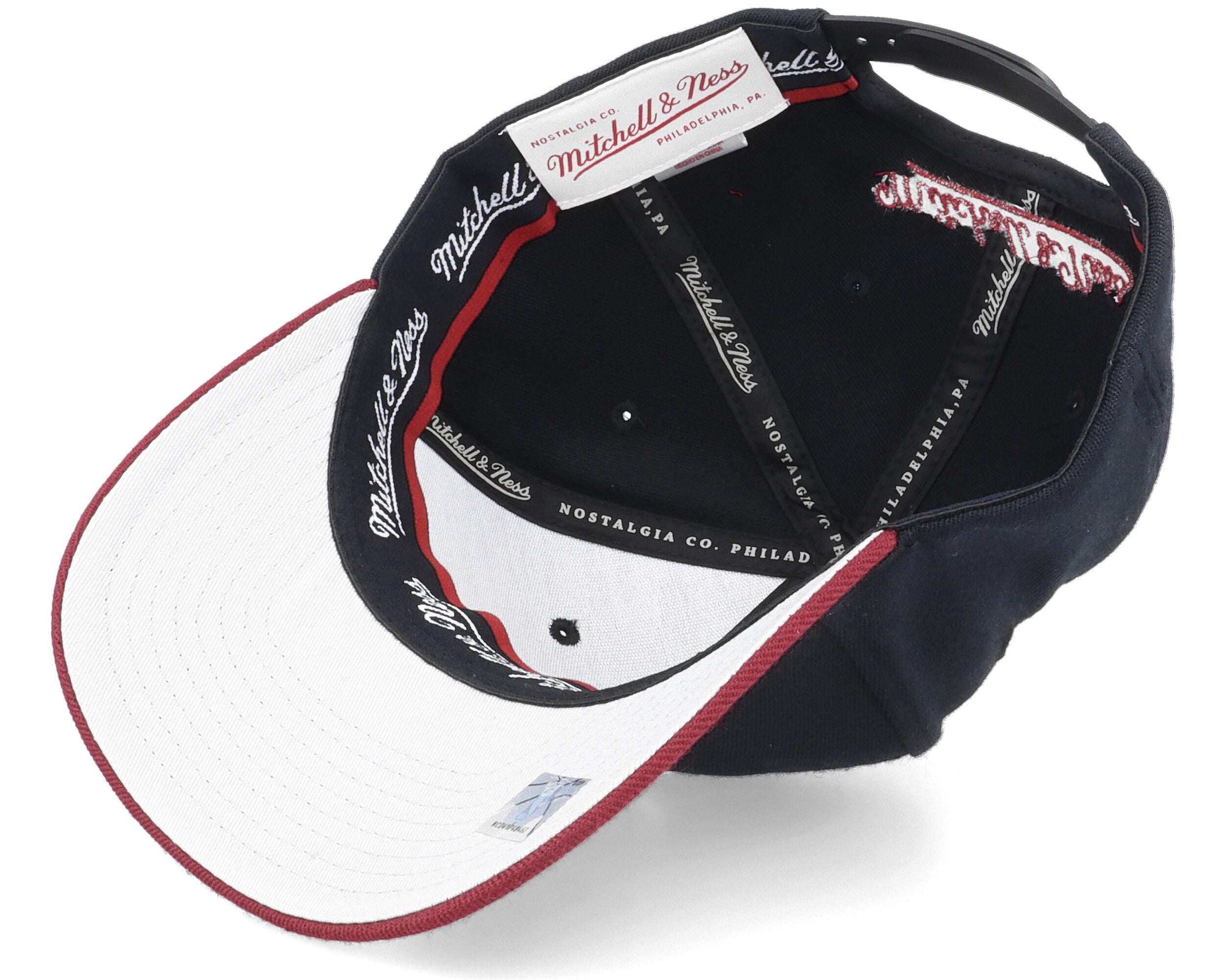 Mens Mitchell & Ness NBA TEAM 2 TONE 2.0 STRETCH SNAPBACK NBA HEAT