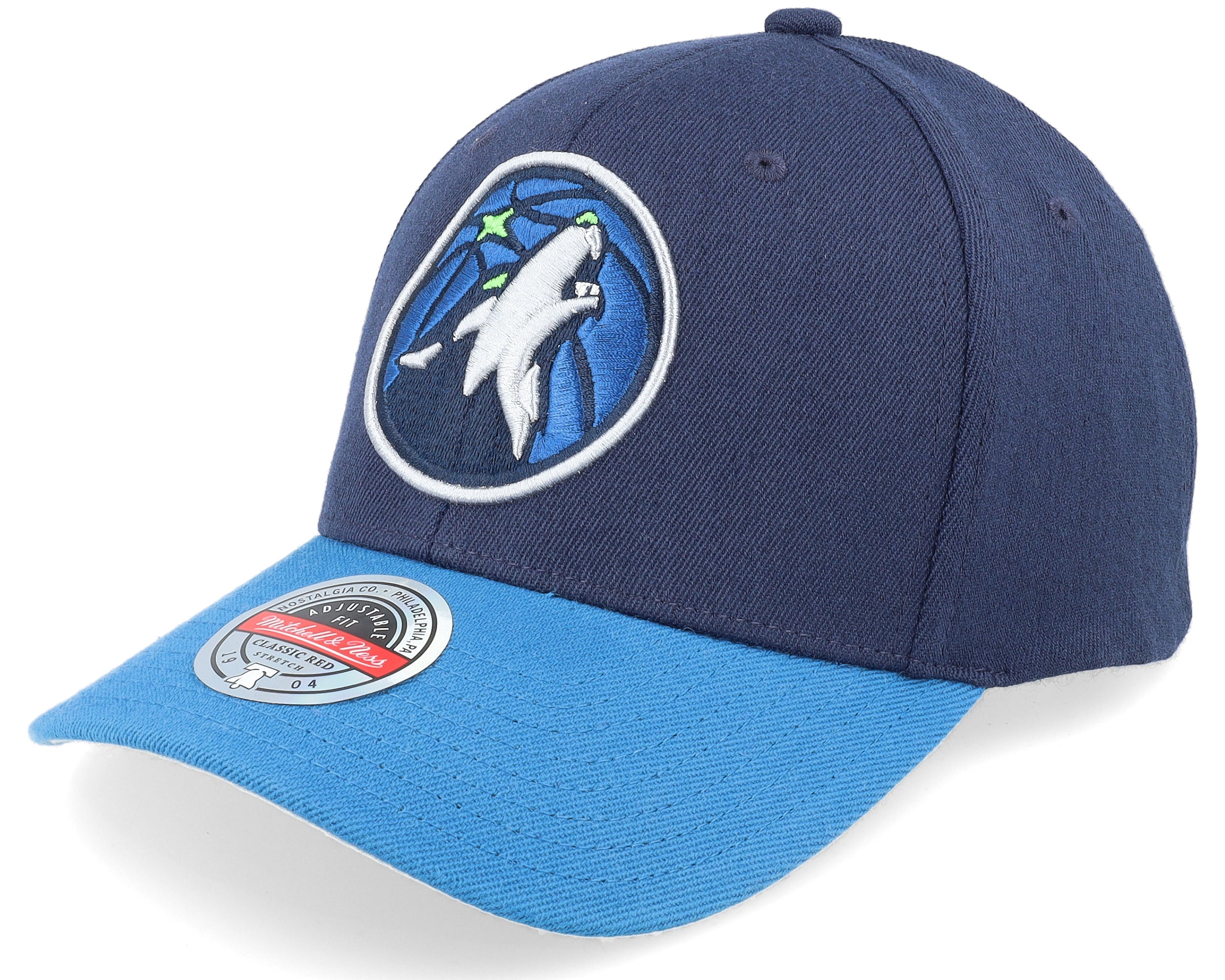 Mens Mitchell & Ness NBA TEAM 2 TONE 2.0 STRETCH SNAPBACK NBA TIMBERWOLVES