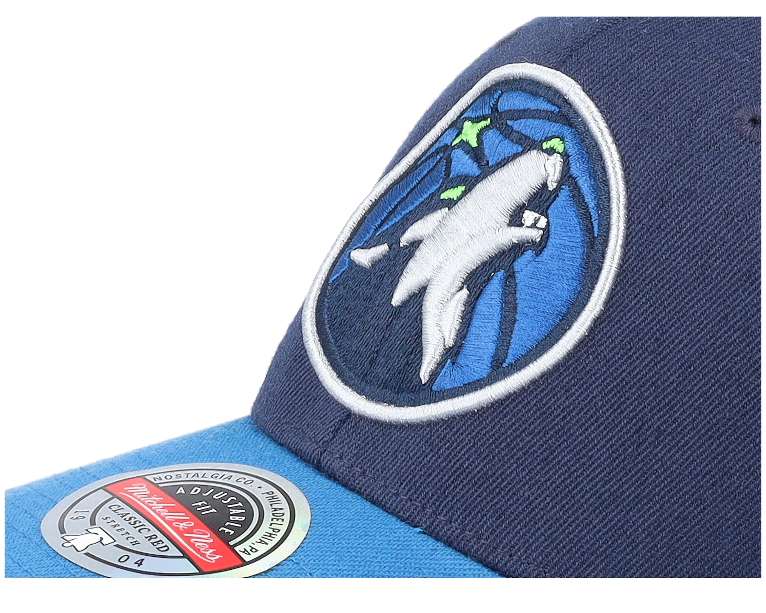 Mens Mitchell & Ness NBA TEAM 2 TONE 2.0 STRETCH SNAPBACK NBA TIMBERWOLVES