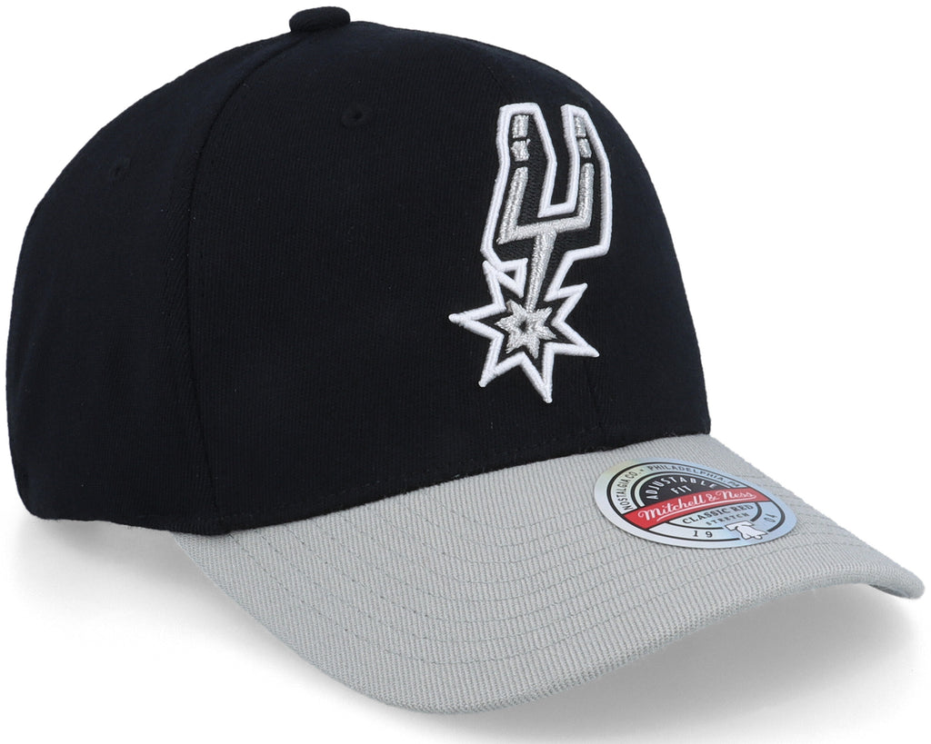 Mens Mitchell & Ness NBA TEAM 2 TONE 2.0 STRETCH SNAPBACK NBA SPURS