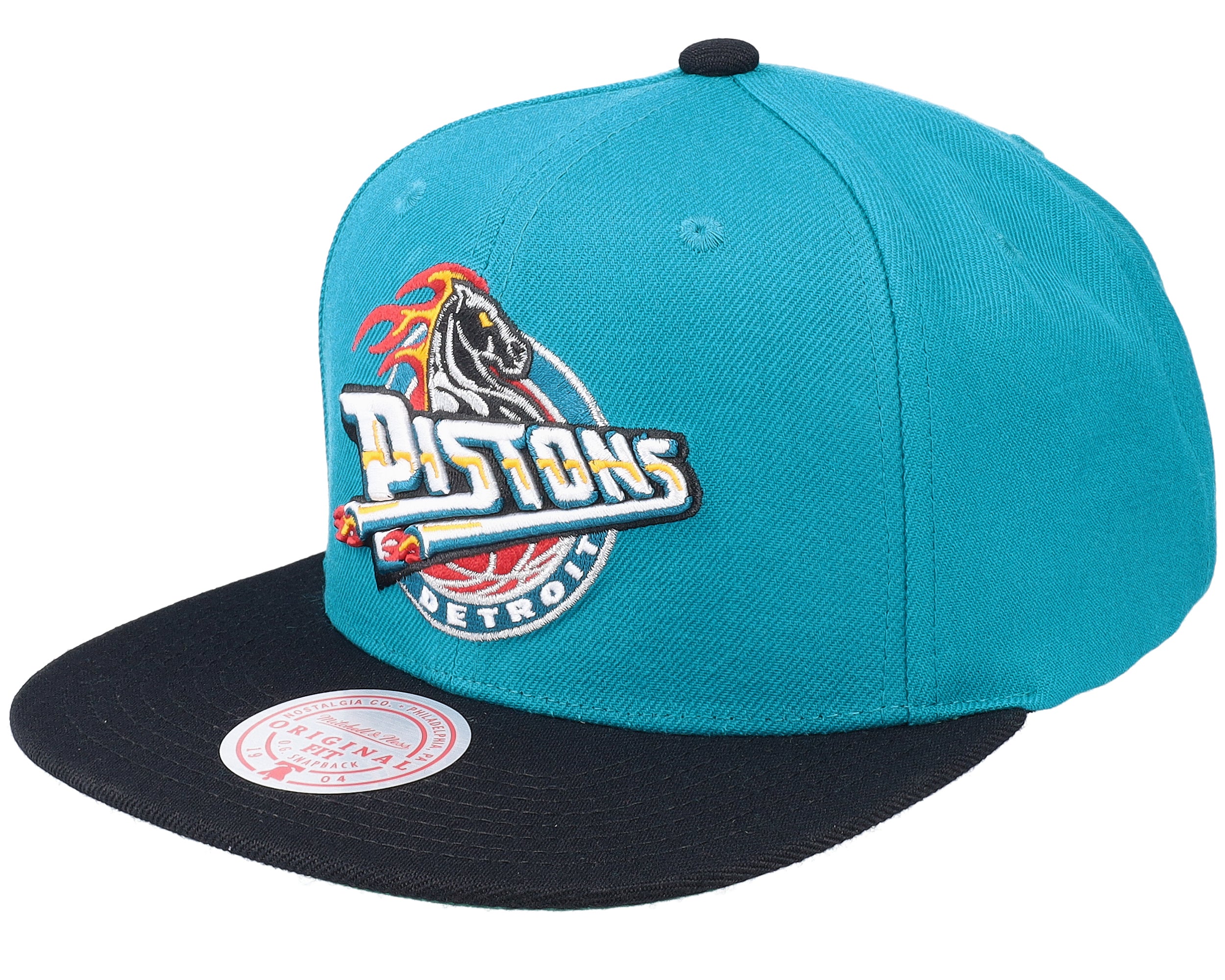 Mens Mitchell & Ness NBA TEAM 2 TONE 2.0 SNAPBACK HWC PISTONS