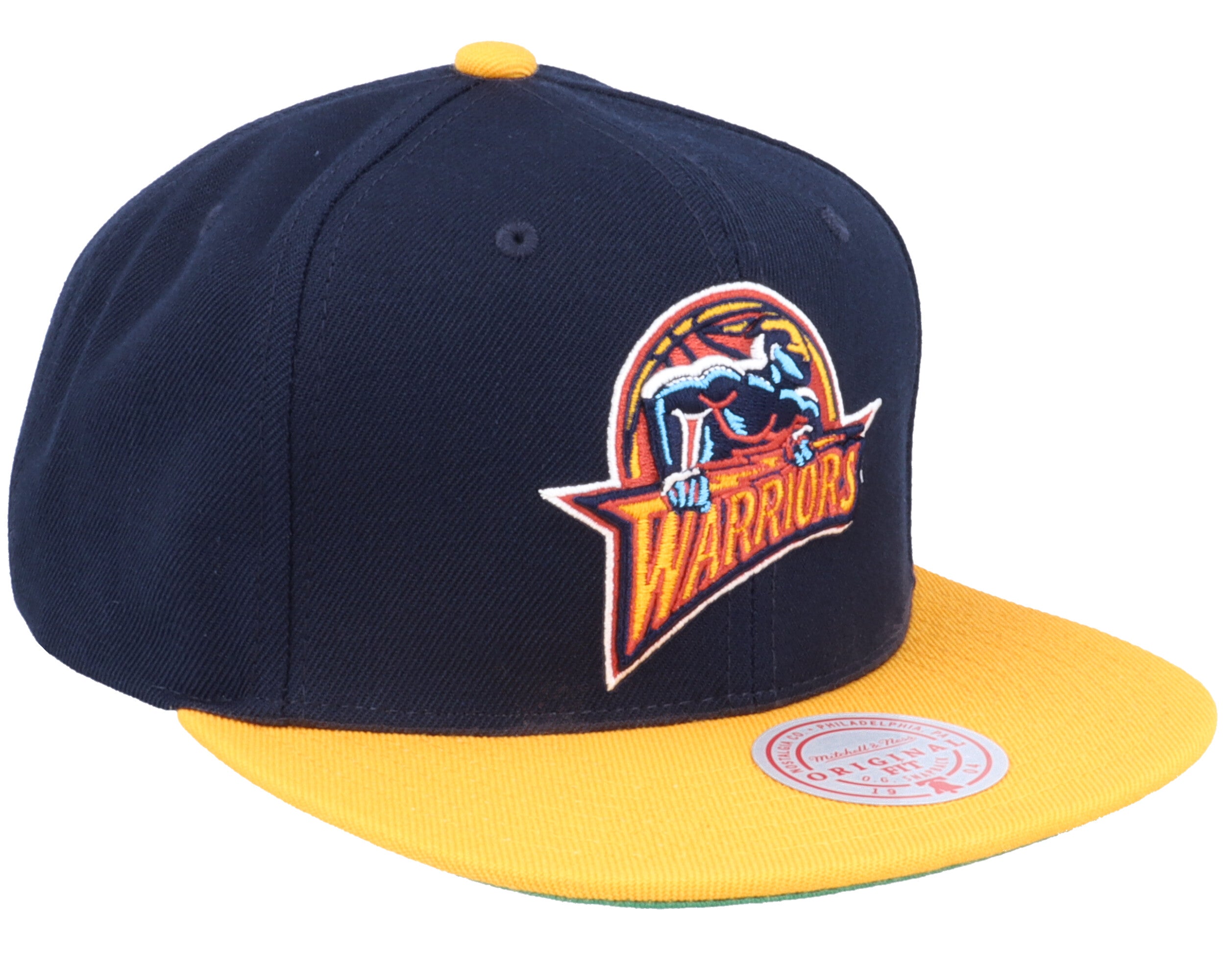 Mens Mitchell & Ness NBA TEAM 2 TONE 2.0 SNAPBACK HWC WARRIORS