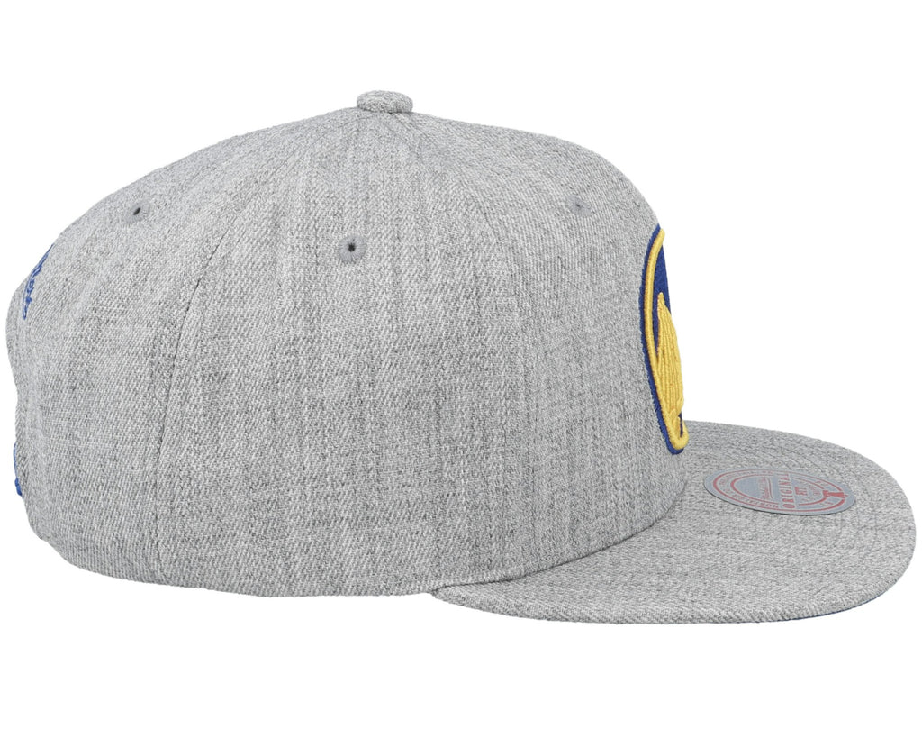 MENS MITCHELL & NESS NBA TEAM HEATHER 2.0 SNAPBACK WARRIORS