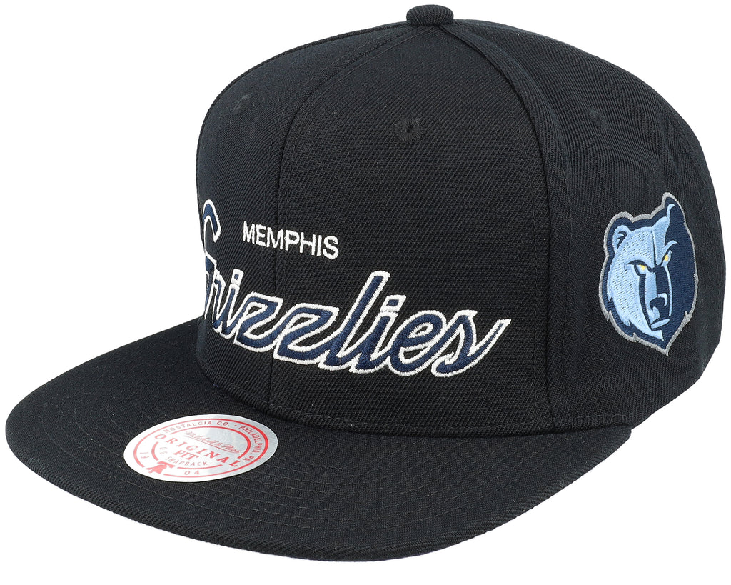 Mens Mitchell & Ness NBA TEAM SCRIPT 2.0 SNAPBACK GRIZZLIES