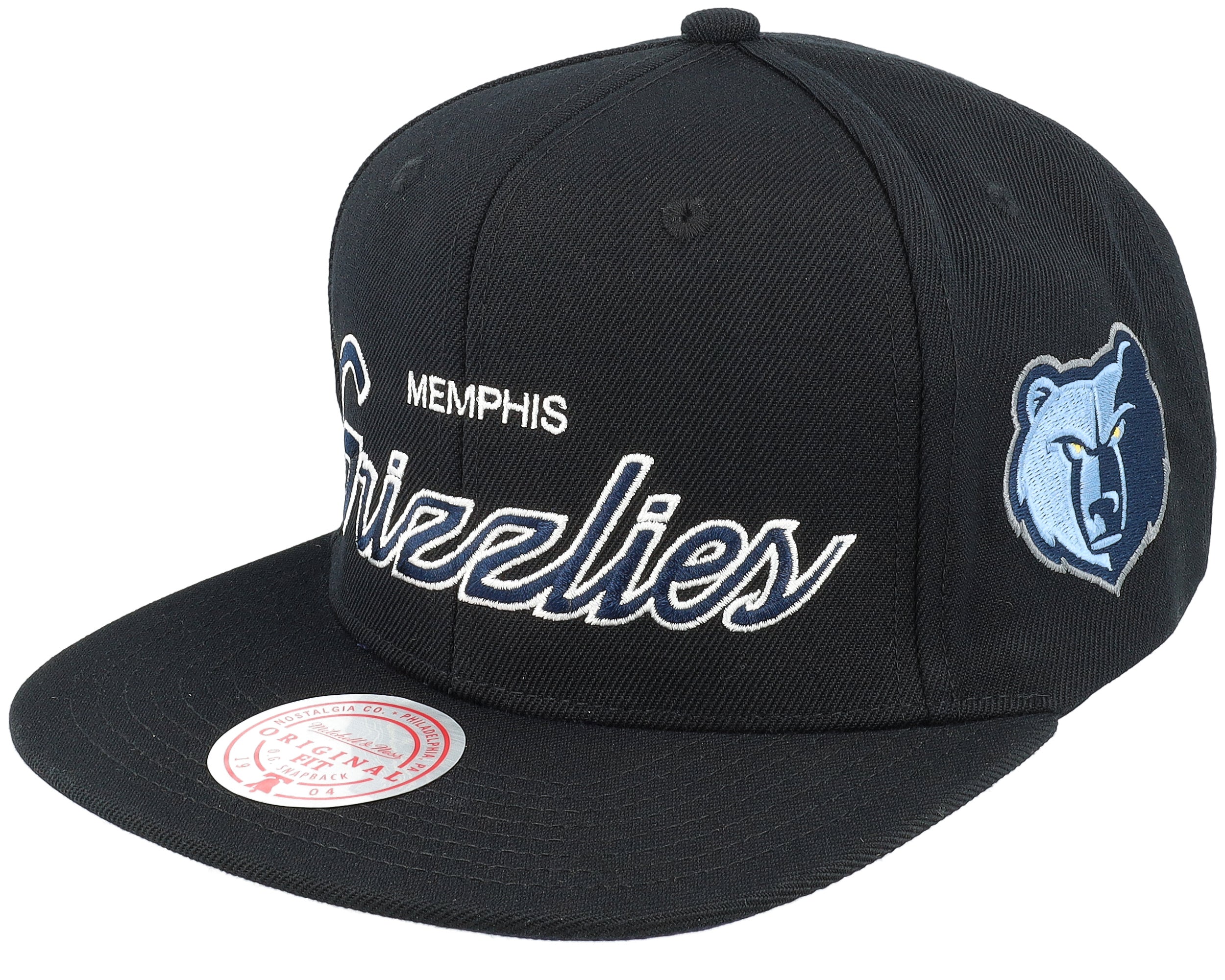 Mens Mitchell & Ness NBA TEAM SCRIPT 2.0 SNAPBACK GRIZZLIES