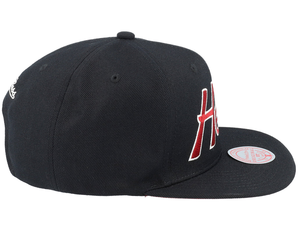 Mens Mitchell & Ness NBA TEAM SCRIPT 2.0 SNAPBACK HEAT