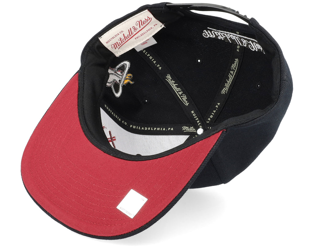 Mens Mitchell & Ness NBA TEAM SCRIPT 2.0 SNAPBACK HEAT