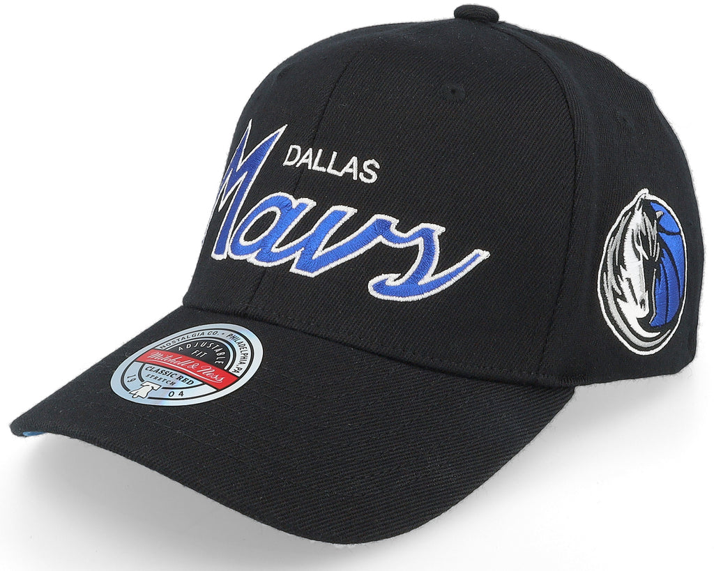 Mens Mitchell & Ness NBA TEAM SCRIPT 2.0 STRETCH SNAPBACK MAVERICKS