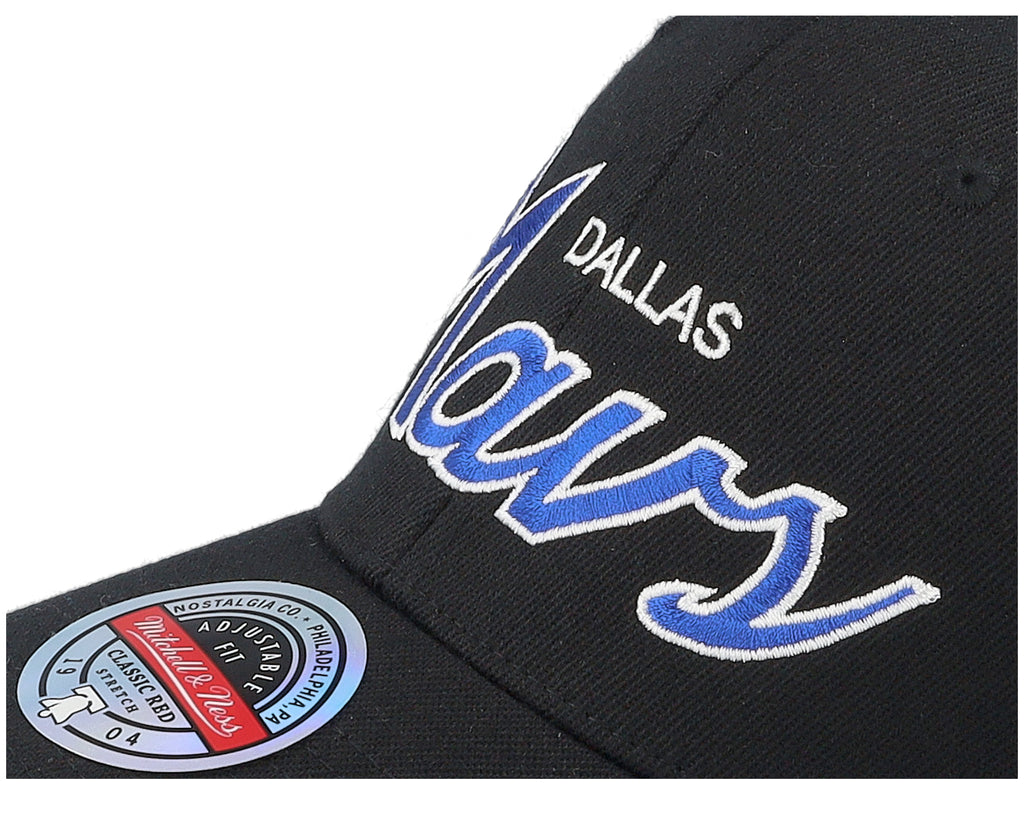 Mens Mitchell & Ness NBA TEAM SCRIPT 2.0 STRETCH SNAPBACK MAVERICKS