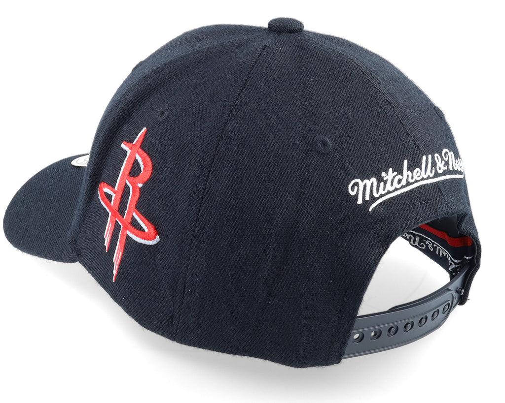 Mens Mitchell & Ness NBA TEAM SCRIPT 2.0 STRETCH SNAPBACK ROCKETS