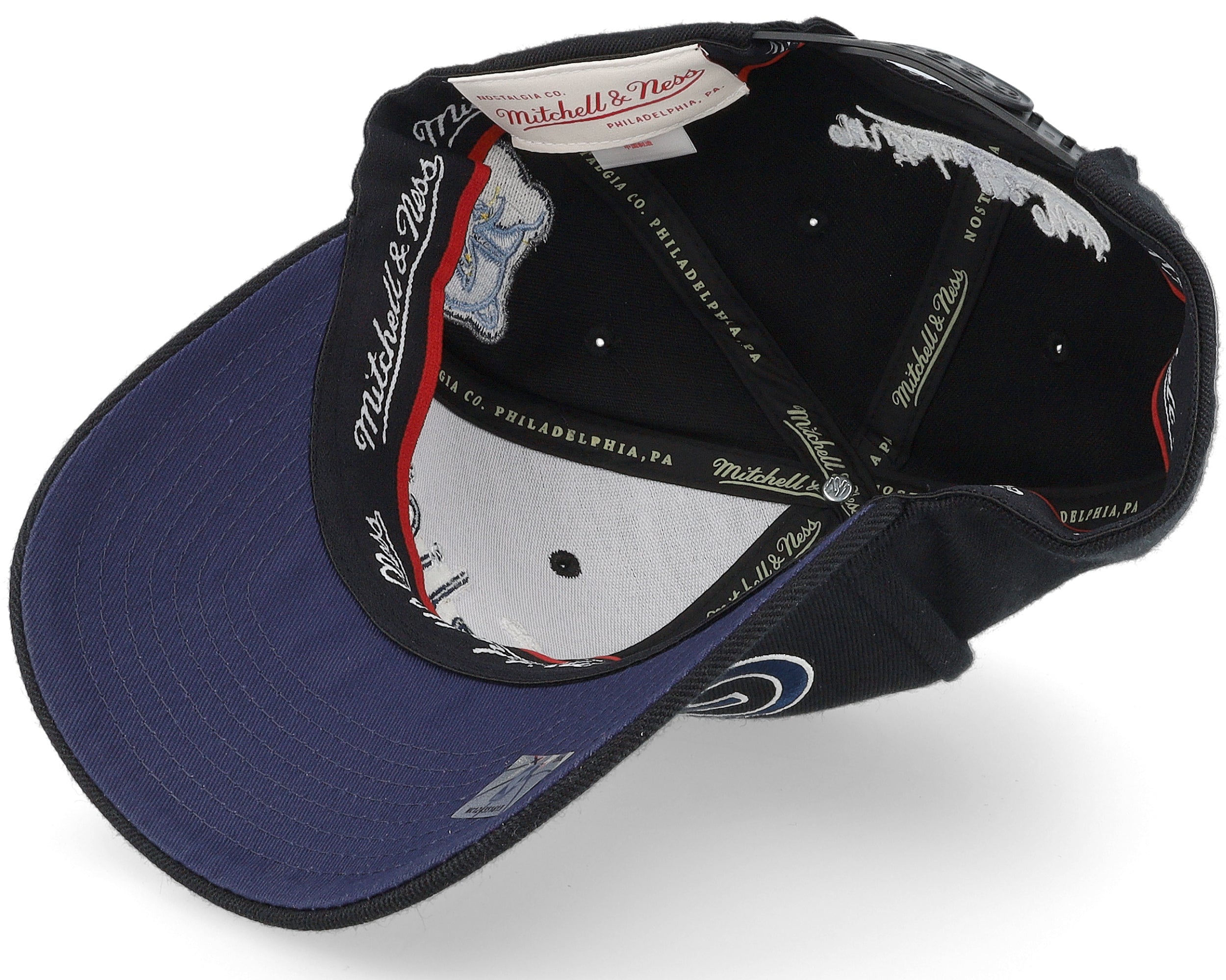 Mens Mitchell & Ness NBA TEAM SCRIPT 2.0 STRETCH SNAPBACK GRIZZLIES