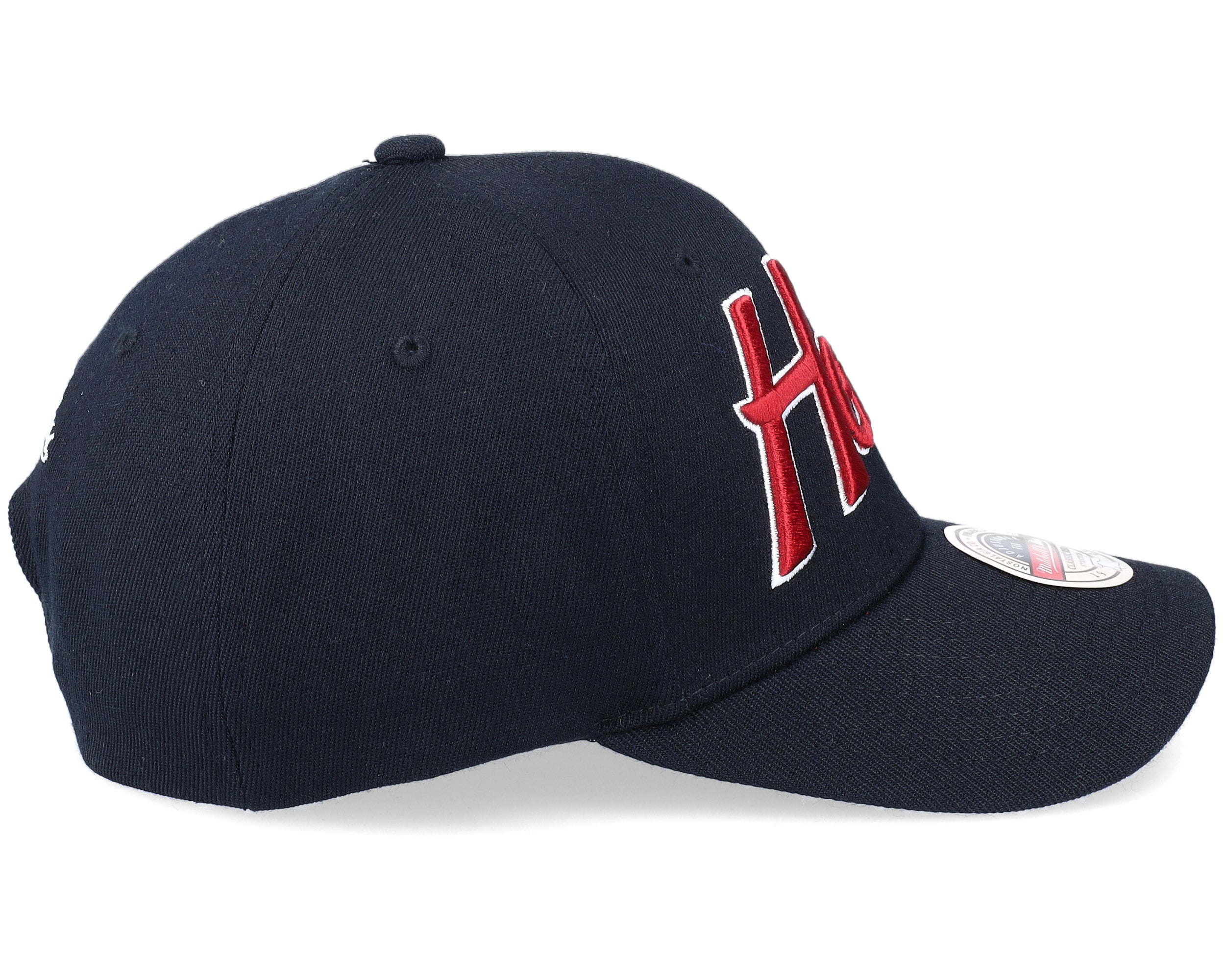 Mens Mitchell & Ness NBA TEAM SCRIPT 2.0 STRETCH SNAPBACK HEAT