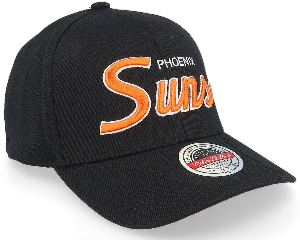 Mens Mitchell & Ness NBA TEAM SCRIPT 2.0 STRETCH SNAPBACK SUNS