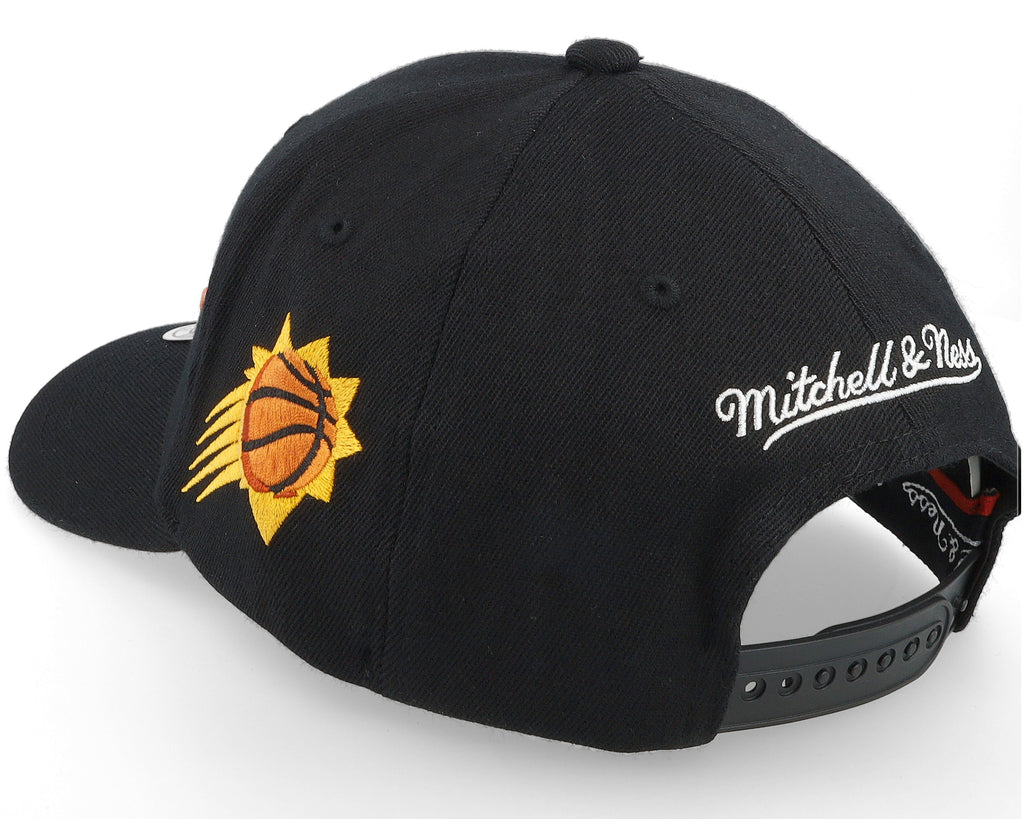 Mens Mitchell & Ness NBA TEAM SCRIPT 2.0 STRETCH SNAPBACK SUNS