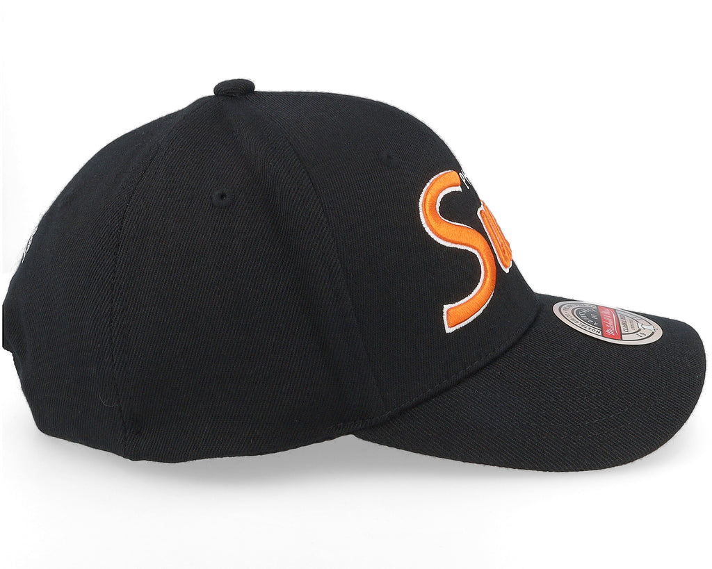 Mens Mitchell & Ness NBA TEAM SCRIPT 2.0 STRETCH SNAPBACK SUNS