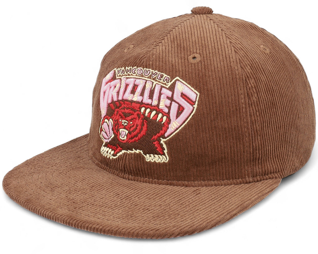 Mens MITCHELL & NESS NBA BSB CORD DEADSTOCK SNAPBACK HWC GRIZZLIES