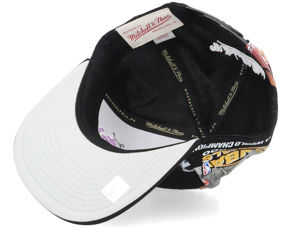 [HHSS3458-LALYYPPPBLCK] MENS MITCHELL & NESS NBA LA LAKERS SHIRT REMIX SNAPBACK