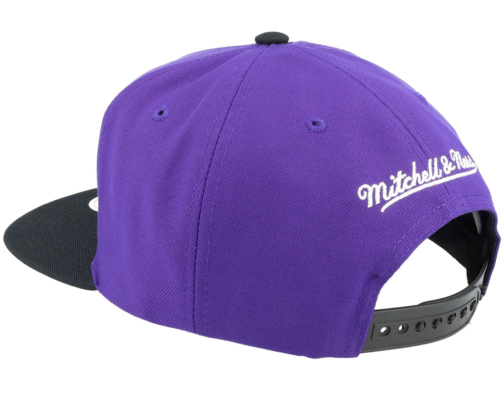 MENS MITCHELL & NESS NBA CORE BASIC SNAPBACK LAKERS - PURPLE-BLACK