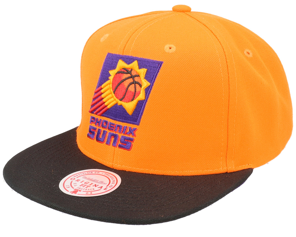 MENS MITCHELL & NESS NBA CORE BASIC SNAPBACK HWC SUNS - ORANGE-BLACK