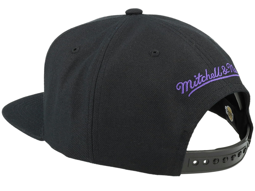 Mens MITCHELL & NESS NBA EMBROIDERY GLITCH SNAPBACK LAKERS