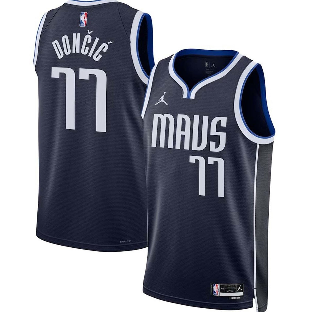 [DO9523-420] MENS NIKE NBA MAVERICKS 'DONCIC 77' 22/23 STATEMENT JERSEY