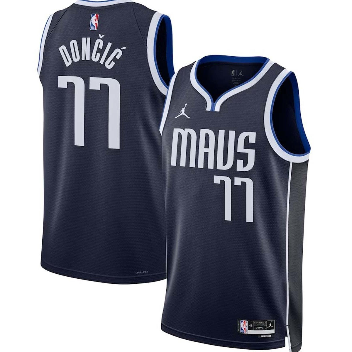 [DO9523-420] MENS NIKE NBA MAVERICKS 'DONCIC 77' 22/23 STATEMENT JERSEY