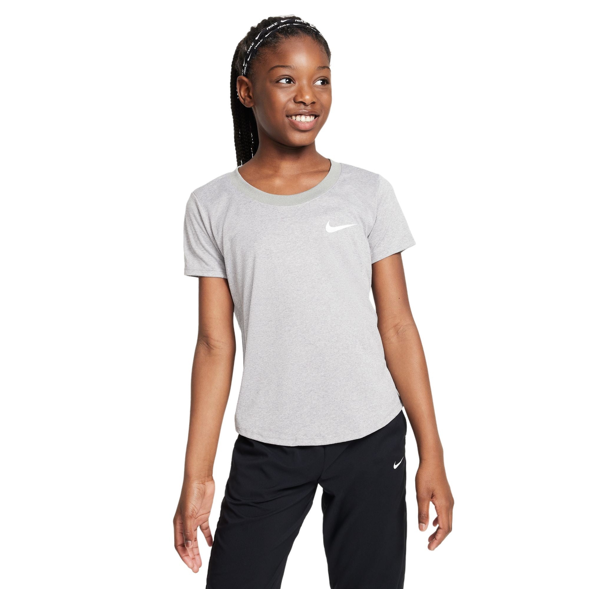 [DZ3581-067] Youth Nike DRI-FIT SCOOP ESSENTIAL T-SHIRT