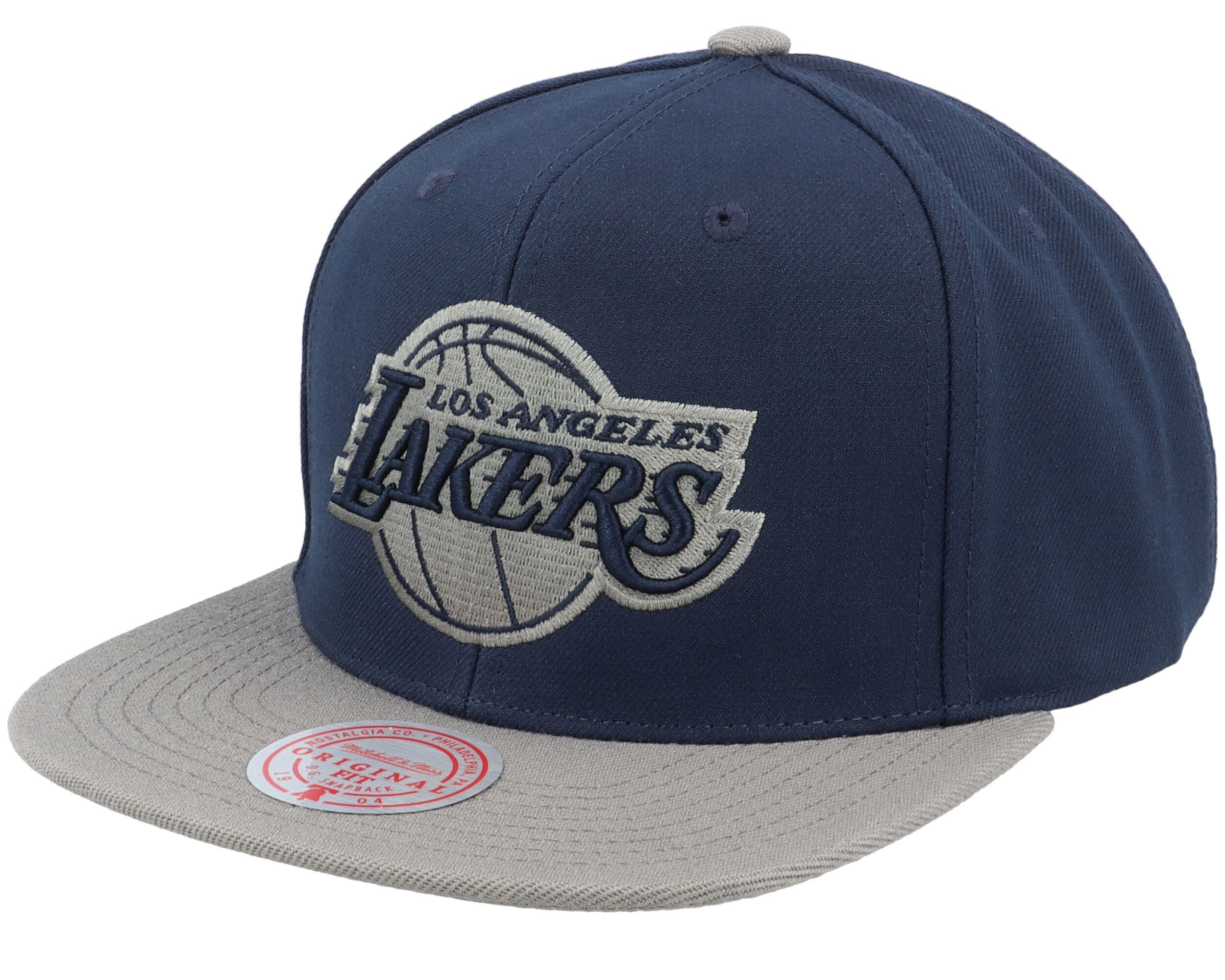 Mens MITCHELL & NESS NBA NAVY SPIRIT SNAPBACK LAKERS