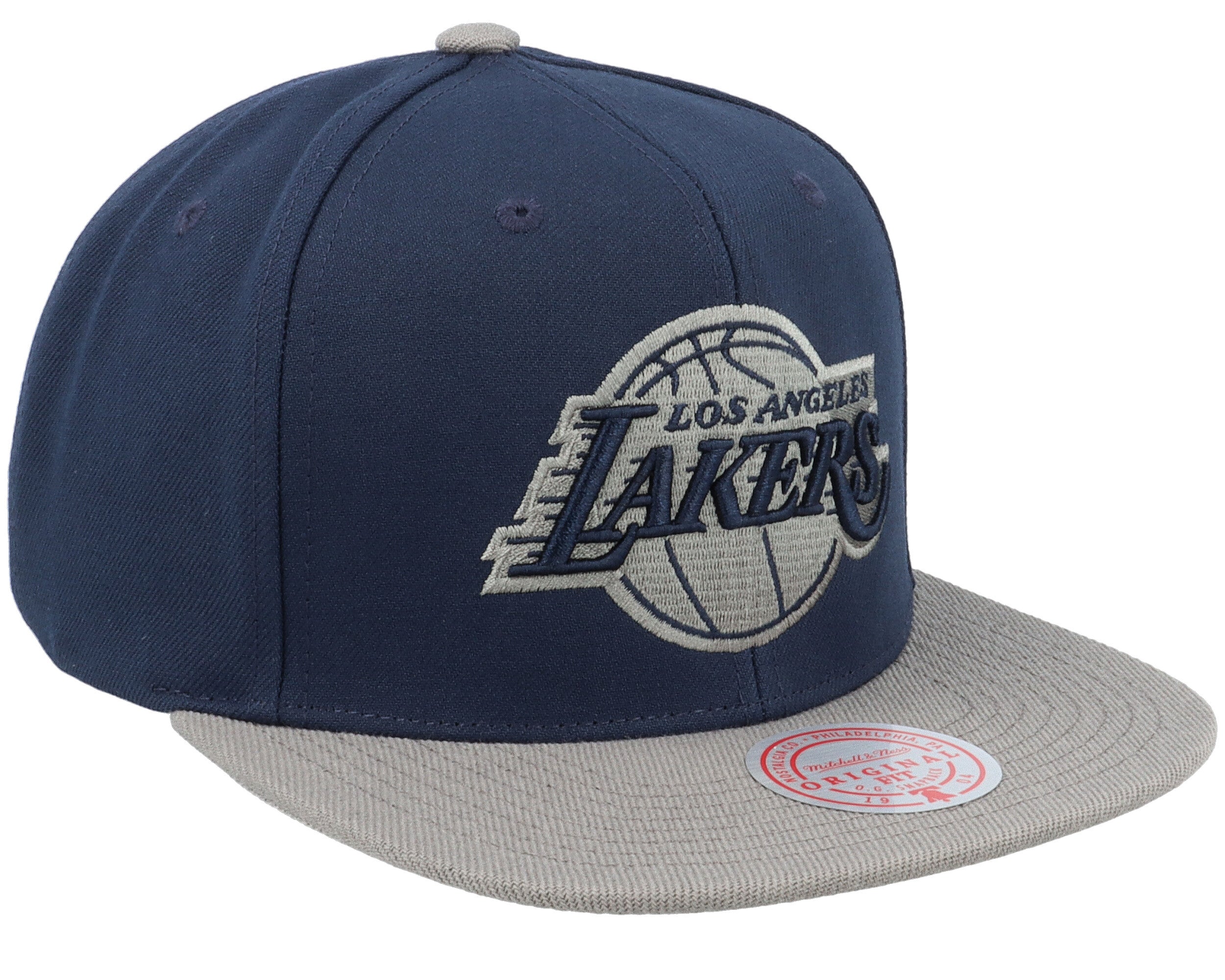 Mens MITCHELL & NESS NBA NAVY SPIRIT SNAPBACK LAKERS