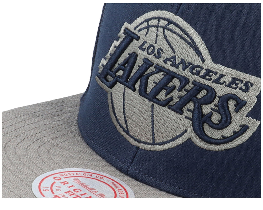 Mens MITCHELL & NESS NBA NAVY SPIRIT SNAPBACK LAKERS
