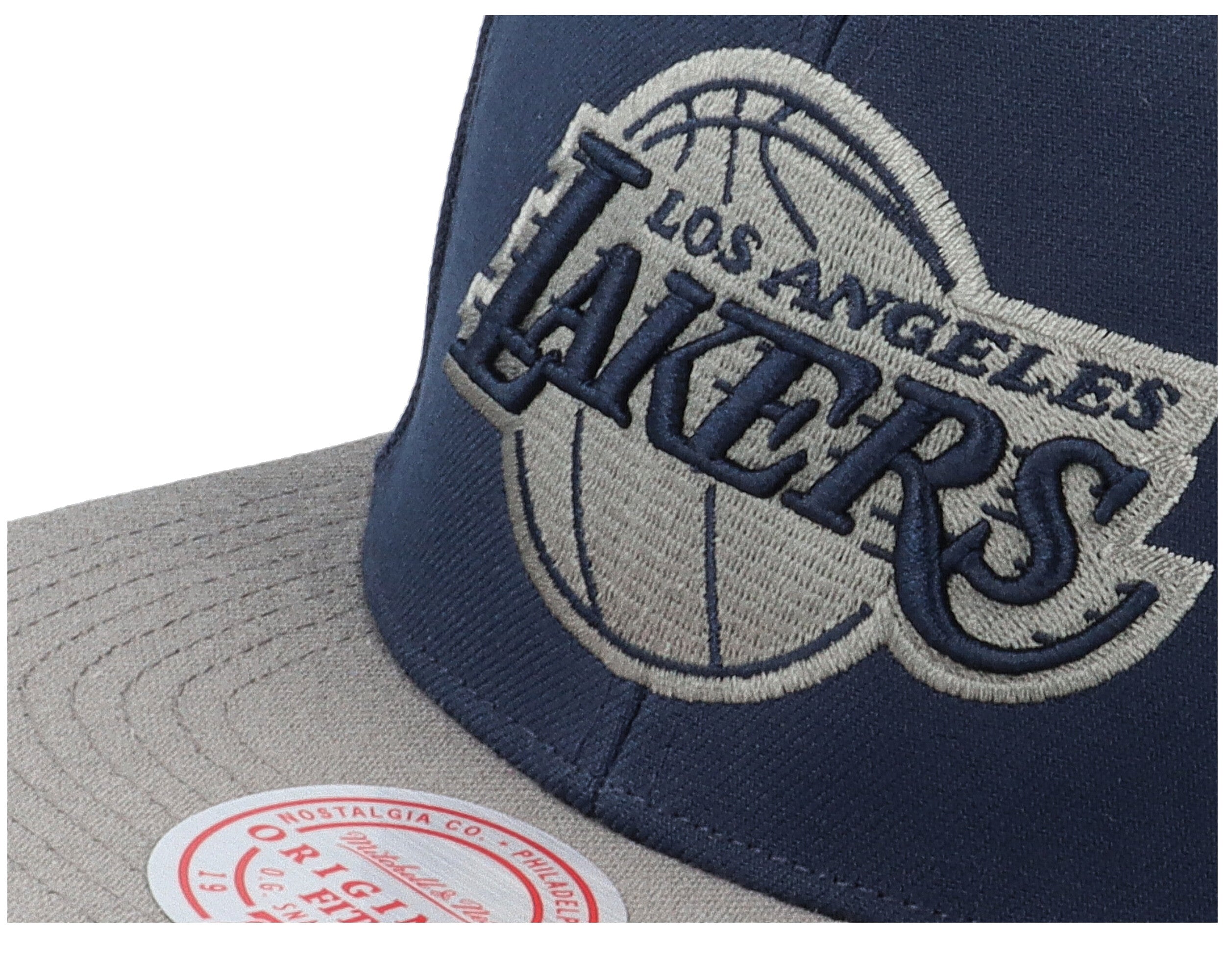 Mens MITCHELL & NESS NBA NAVY SPIRIT SNAPBACK LAKERS