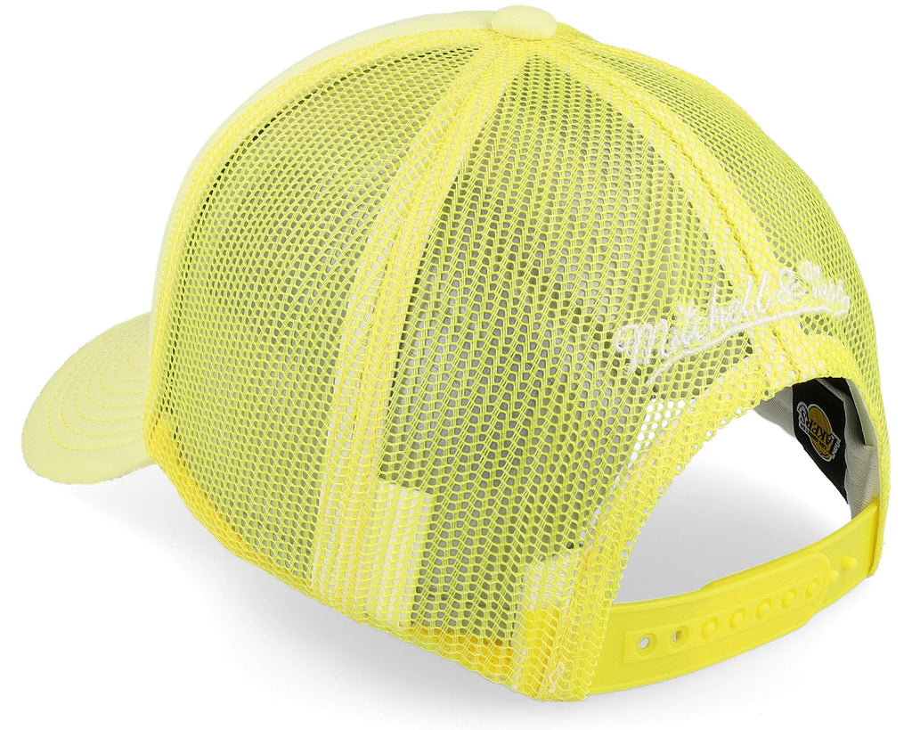 MENS MITCHELL & NESS NBA PASTEL TRUCKER SNAPBACK LAKERS - YELLOW
